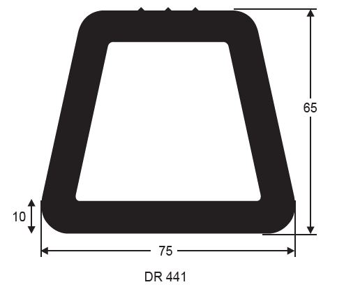 AMBASSADOR DOCKING RUBBER 75 X 65 